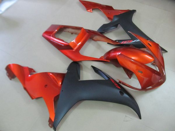 Kit de carenagem preto vermelho para Yamaha YZF R1 2002 2003 carenagens YZF R1 02 03 BC46