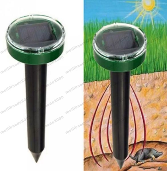 2017 NOVO Útil Energia Solar Ecológico Ultrasonic Gopher Mole Serpente Rato Pragas Rejeitar Repeller Controle para o Jardim Quintal MYY