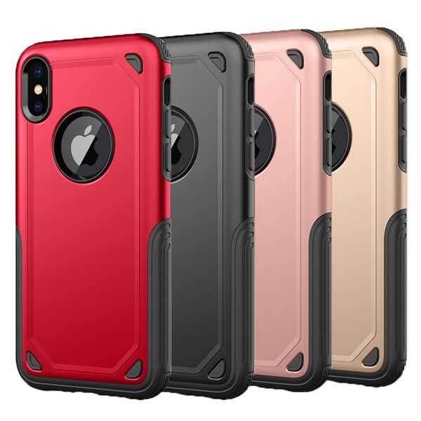 

For iphone x ca e 2in1 hybrid oft tpu hard pc back cover for iphone x 8 8plu 7 7plu