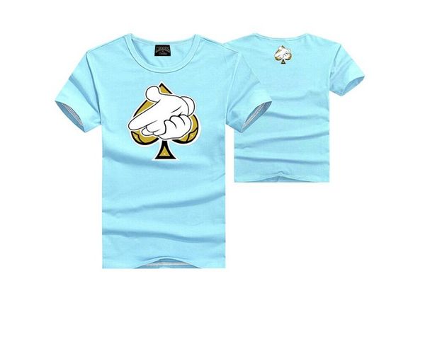 

o822569# fashion t shirt o-neck breathable high-elastic cotton men's short sleeve crooks and castles ing, White;black