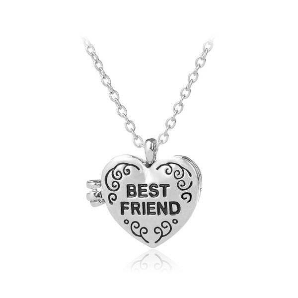 

New Heart Photo Frame Lockets Pendants Chains Charm Necklaces For Best Friends Holiday Gift hot Wholesale