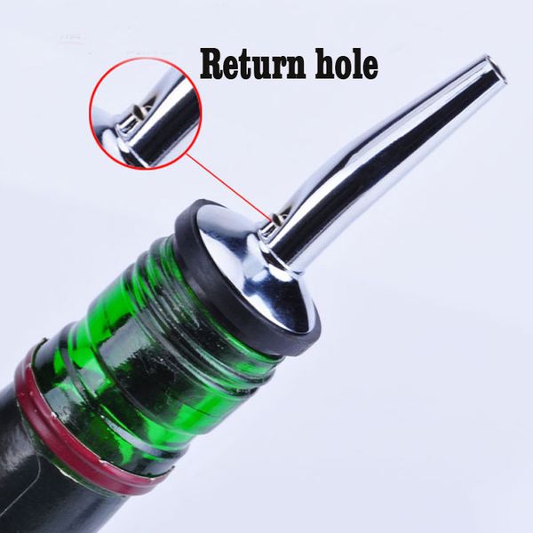 

new stainless steel bottle caps liquor spirit pourer dispenser flow wine bottle pour spout ser barware dhl