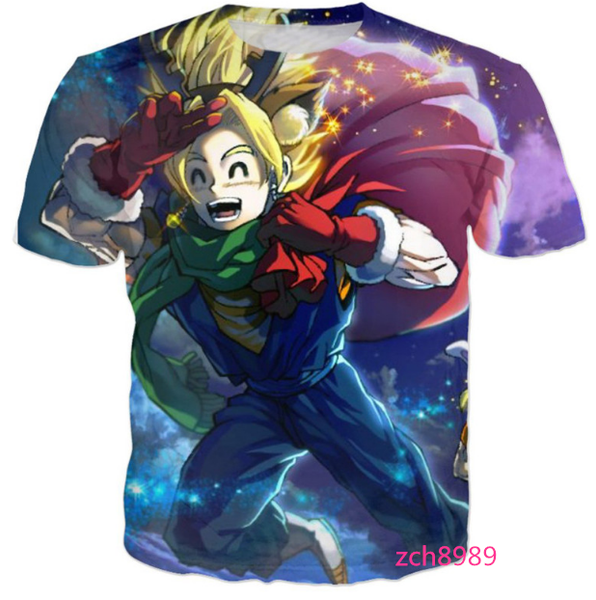 

новые моды мужские / женские аниме dragon ball косплей летний стиль смешные унисекс 3d печати повседневная футболка s - - - 5xl aa458, White;black