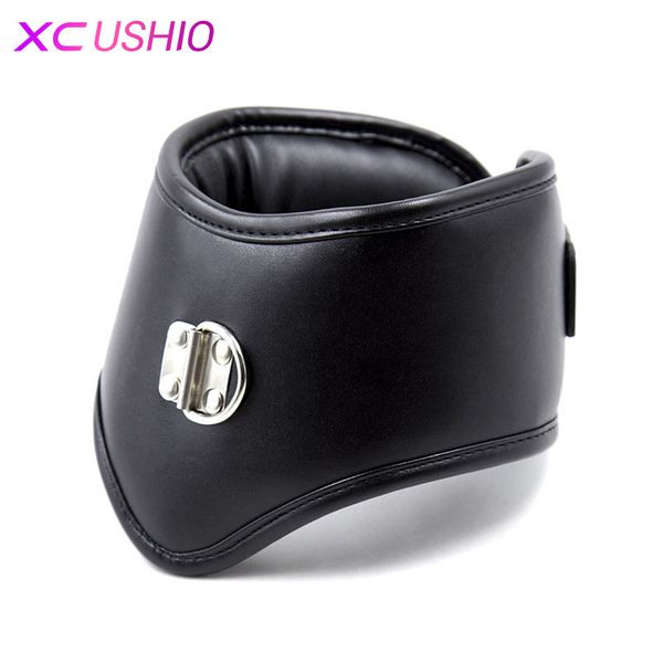 

games pu bondage collar neck inside leather restraint products 0701 novelty couples soft sm toys for cosplay sponge jjlvd