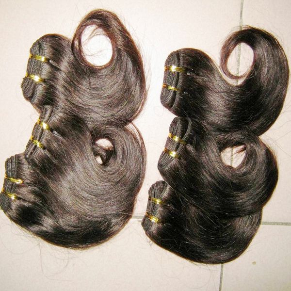 Onda remy brasiliana 20pcs/lot del tessuto di scarsità di estensione remy brasiliana non trattata dei capelli all'ingrosso dell'affare della sorella