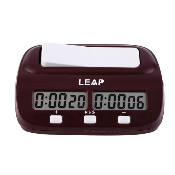 

pq9907 leap professional compact digital chess clock count up down timer electronic board game bonus competition master tournament