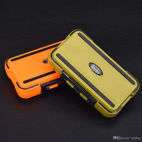 

new arrival 24 compartments double layer 16*9*5cm 2 colors plastic fishing tackle box fishing box lure fishing box de pesca