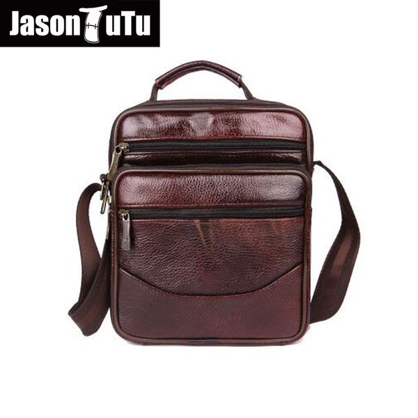 

wholesale- jason tutu enuine leather men bag small shoulder travel crossbody bag male messenger bag for man black brown b360