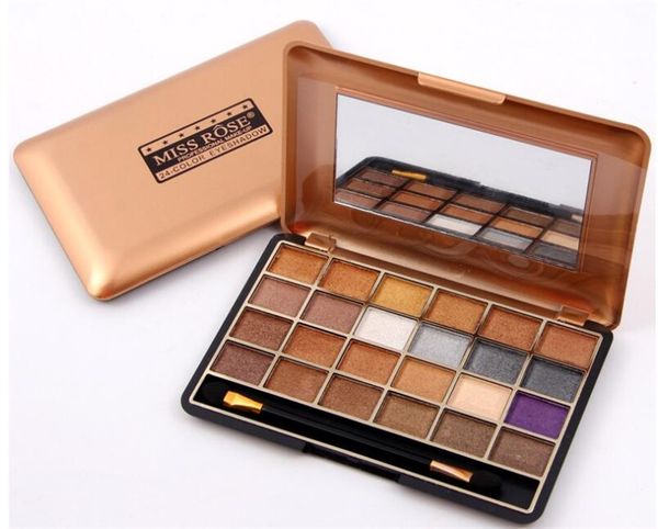 

2017 NEW Miss Rose 24 Colors Shimmer matte Eyeshadow Palette Professional Eye Shadow Makeup Palette Natural Eye Cosmetic