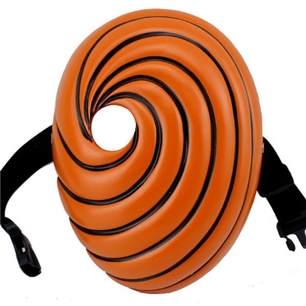 

wholesale-new japan naruto cartoons mask tobi obito naruto akatsuki ninja madara uchiha masquerade cosplay full face resin masks fa47