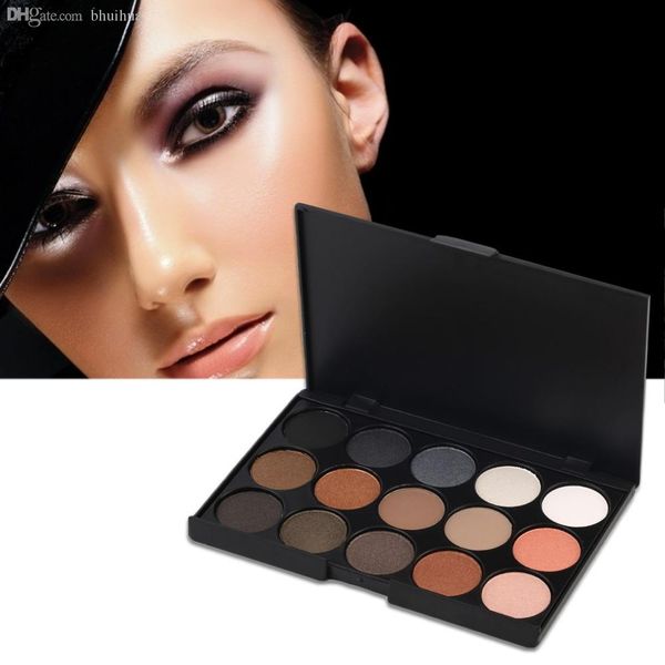 

professional 15 colors matte shimmer eyeshadow palette makeup cosmetic wonderful color choices new ing