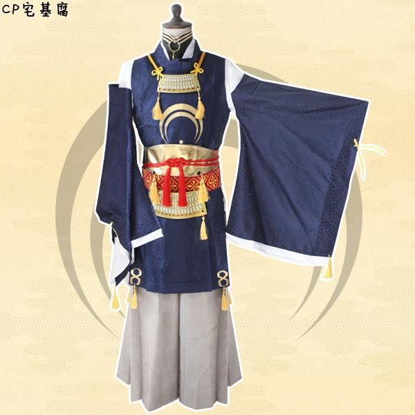 

the sword dance touken ranbu online cosplay costume mikazuki munechika pre made, Black