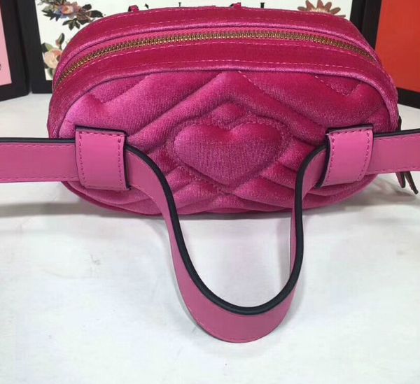

Fa hion new tyle women leather wai t bag velvet metal buckle bag love leather women 039 pocket