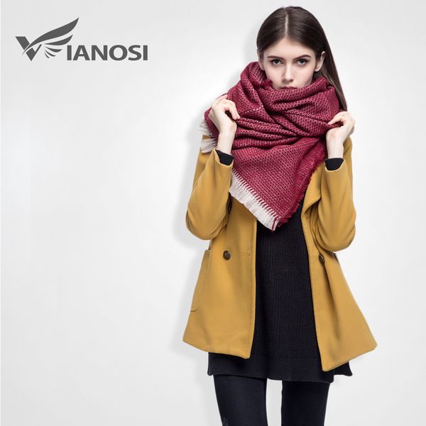 

wholesale-[vianosi] thicken warm winter scarf women fashion scarf brand ladies shawls and scarves vs026, Blue;gray