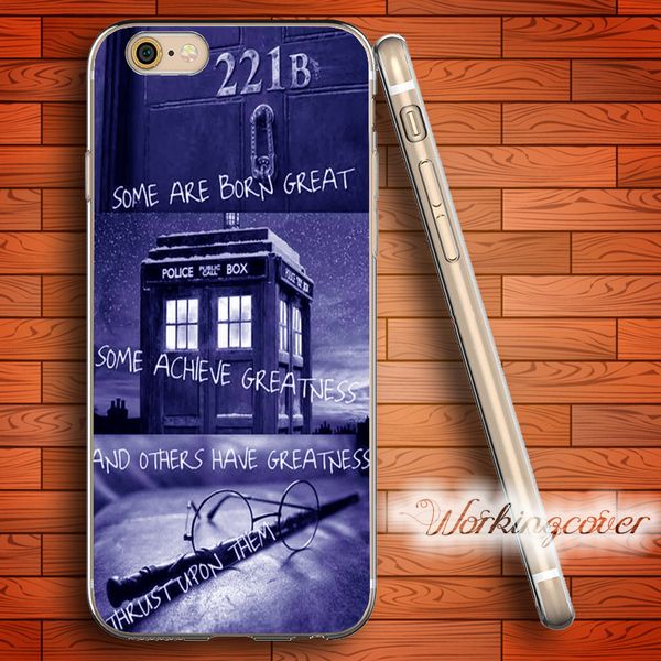 

coque tardis doctor who collage soft clear tpu case for iphone 6 6s 7 plus 5s se 5 5c 4s 4 case silicone cover
