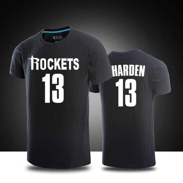 

Плюс размер 3XL Summer Houston Harden T рубашка Мужчины Мода Мужчины Летняя верхняя тройная б