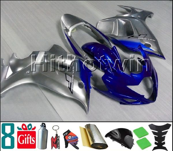 

Silver dark blue motorcycle cowl for uzuki g x650f 2008 2010 08 09 10 g x650f 2008 2009 2010 ab pla tic fairing