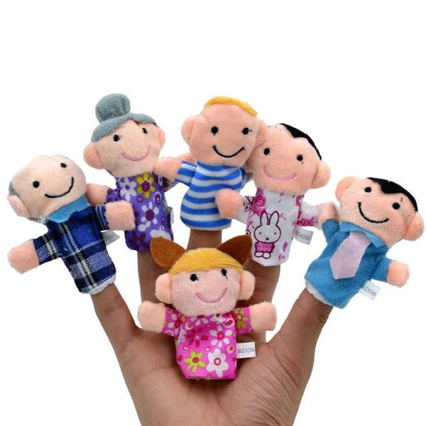 

kawaii палец кукольные чучела животных детские игрушки детские плюшевые игрушки мы семья бабушка дедушка отец мать девочка сын