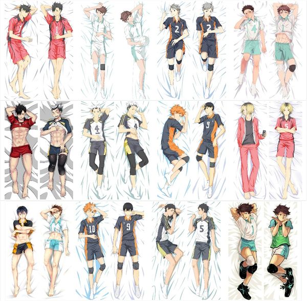 

wholesale- pillow case new haikyuu japanese anime hugging body pillow cover case decorative pillows