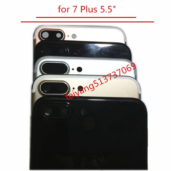 

A quality Full Housing Back Cover Battery door Middle Frame Metal Replacement Part For iPhone 7 plus 5.5"
