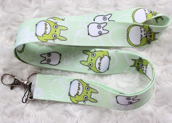 Venda quente por atacado 50 pcs dos desenhos animados Totoro cordão do telefone móvel moda chaves corda requintada pescoço corda cartão corda frete grátis 031