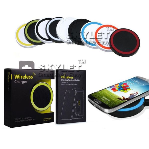 

qi wireless charger for new iphone xs max xr 2019 samsung s7 s8 note 10 mini stand charger pad for qi devices adapter with retail box