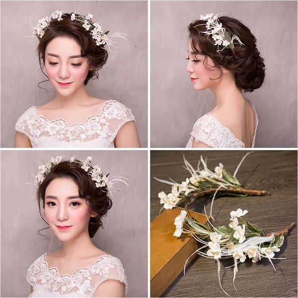 Woman Headdress Hair Lomen Bride Headdress Fresh Mori Pastoral