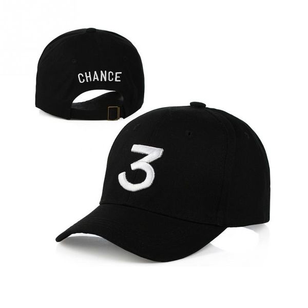 

wholesale- chance 3 rapper baseball cap letter embroidery snapback caps men women hip hop hat street fashion gothic gorro, Blue;gray