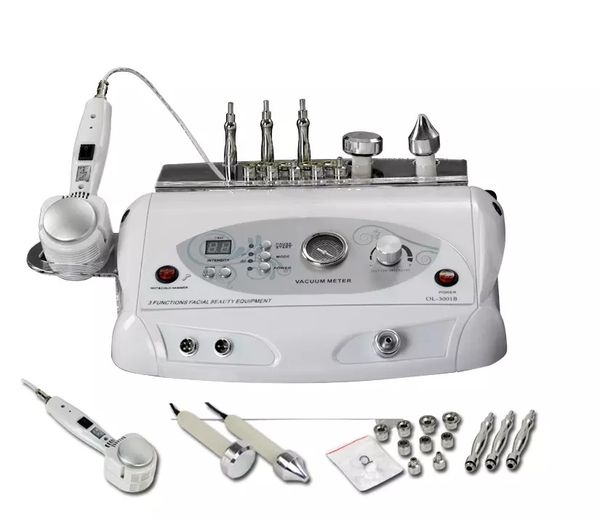 

2017 eller 3 in 1 cold hammer uper onic diamond microdermabra ion peeling machine ultra onic beauty device