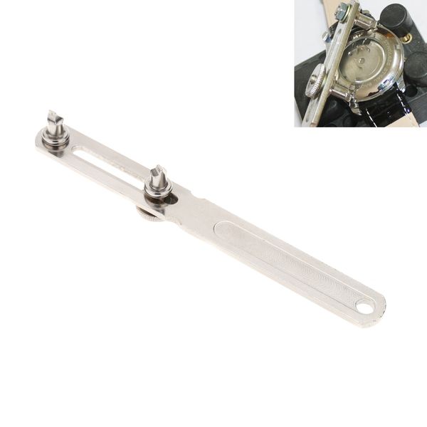 

adjustable watch screw back case cover opener battery replacement tool wrench