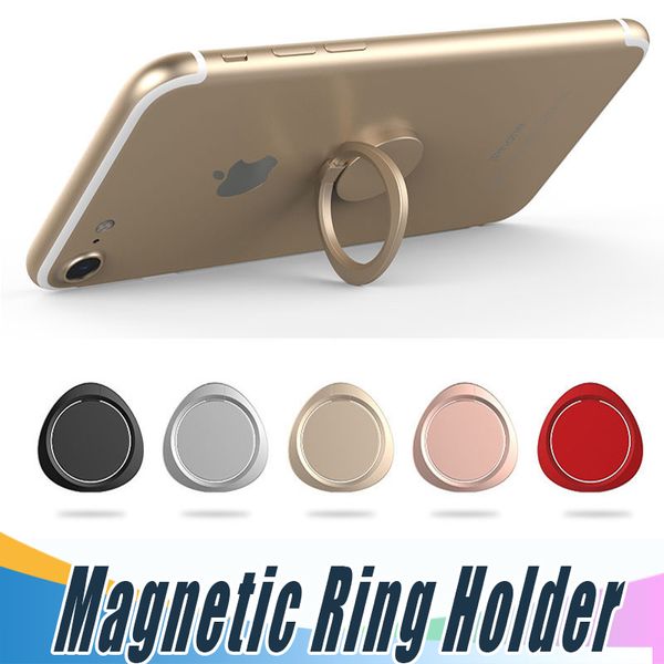 

Finger ring magnetic holder triangular metal original 360 degree mobile phone univer al tand holder fit for magnetic martphone