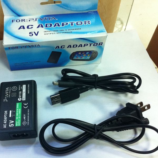 

uk wall charger ac adapter power supply for sony psp psvita with retail box