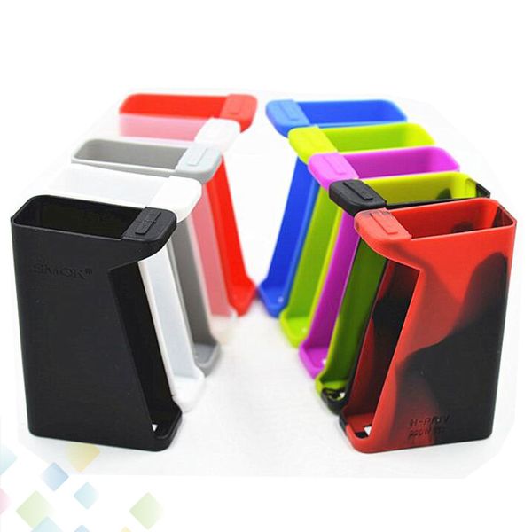 

H-Priv 220W Silicon Case Colorful Skin Cases Soft Silicone Rubber Sleeve Cover Skin For H Priv 220W TC Box Mod DHL Free
