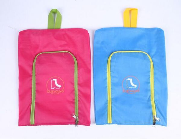

waterproof travel outdoor folding home tote toiletries laundry nylon shoe pouch storage bag