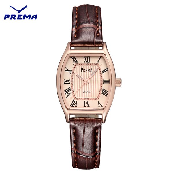 

prema brand fashion student watches ladies casual quartz bracelet female clock montre relogio feminino wristwatch women275d, Slivery;brown