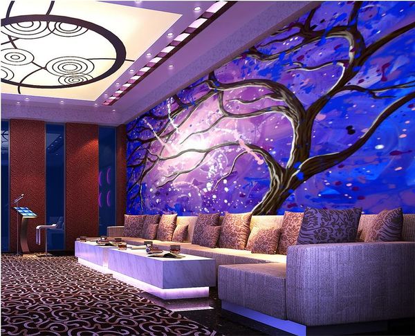 

p any size oil painting dream tree background wall mural 3d wallpaper 3d wall papers for tv backdrop
