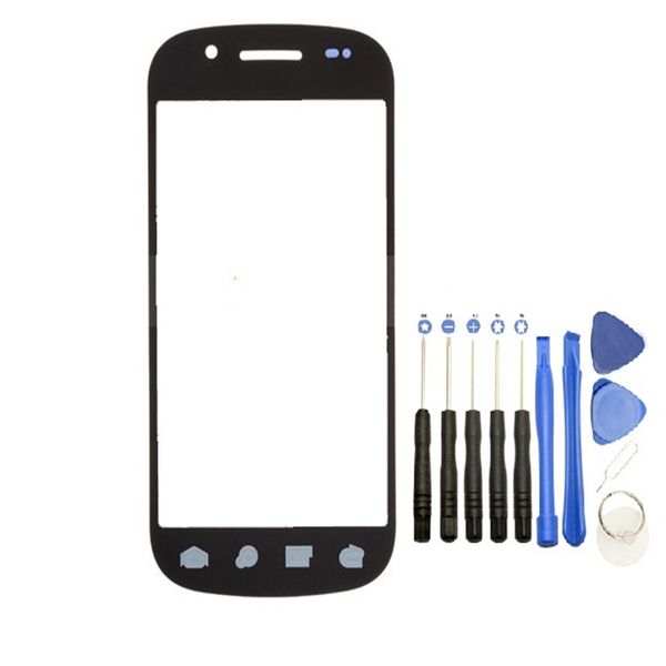 Novo Substituição de vidro de tela de toque externo frente para Samsung Google Nexus S I9020 Black com ferramentas Livre DHL