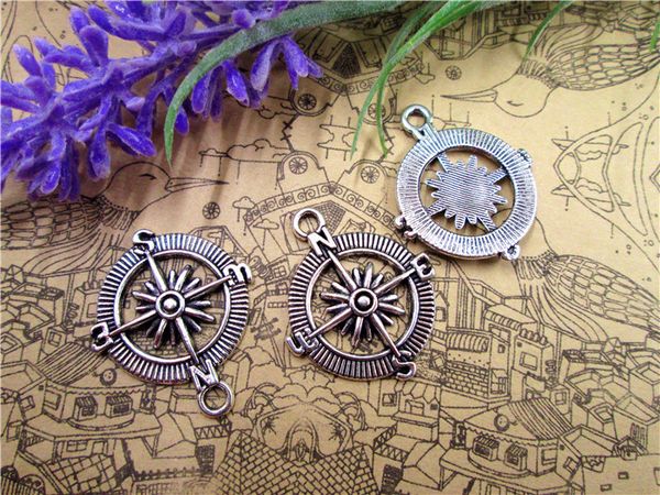 

45pcs charms antique tibetan silver tone large size, charm pendants, Bronze;silver