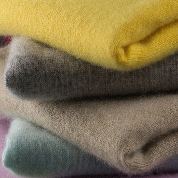 

wholesale- selling new arrival women's sweater cashmere sweater female round neck pullover knit cashmere sweater cultivating wild, White;black