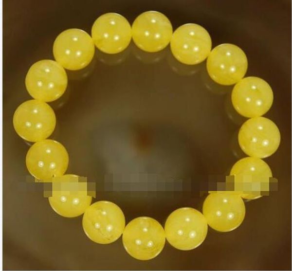 

12mm south america z round beads bracelet 7.5", Black