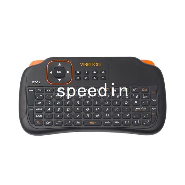 Freeshipping Ultra Mini Teclado 2.4G Mouse Sem Fio Touchpad Teclados Controle Remoto para Laranja Pi Android TV PC teclado com Bateria