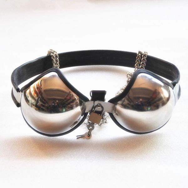 

woman bras female chastity belt product stainless erotic toys bra restraints fetish for steel bondage silicone chastity bras wbkx
