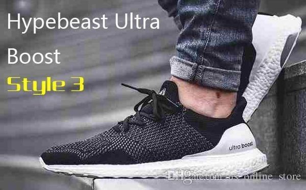 Ultra Boost Uncaged Low Cut Fashion Soft Running Shoes For Men