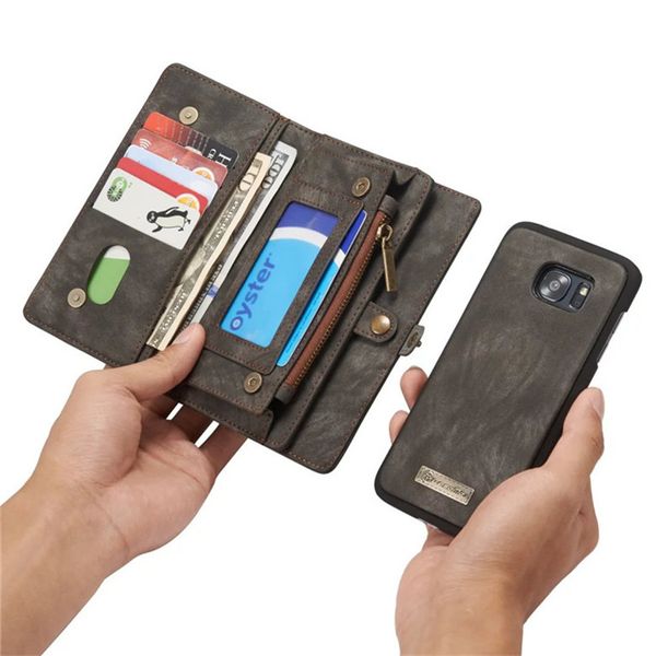 

Для Galaxy S8 Роскошный Многофункциональный Кожаный Флип Чехол Для Galaxy S8 Плюс Слоты Д