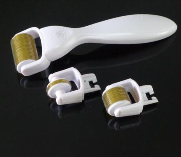 3 in 1 180 600 1200 Disk Microneedle Eye Face Body Derma Roller Skin Needling Roller für Akne Narben Flecken Sommersprossen Anti-Aging-Behandlung