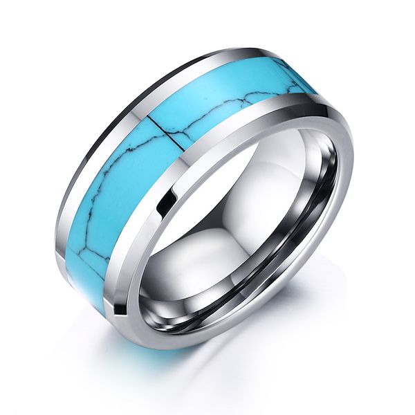 

meaeguet fashion tungsten carbide rings for men silver plated carbon cellulosic wedding rings jewelry tcr-023, Slivery;golden