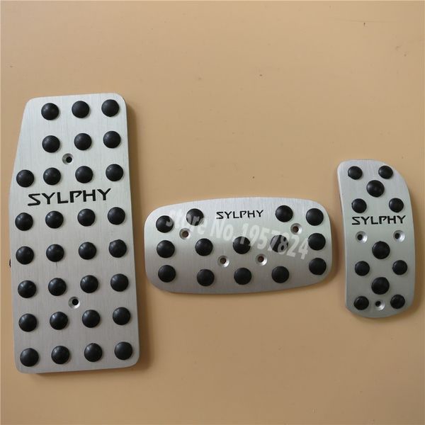 

car accessories non-slip accelerator/gas/fuel brake foot rest at pedal pads for nissan sylphy 2006-2012,car styling