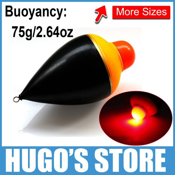 

wholesale- ly #20 (4 pcs) 75g 2.64oz buoy good quality eva electronic fishing float bobber luminous bobbers fishing floats night fishing