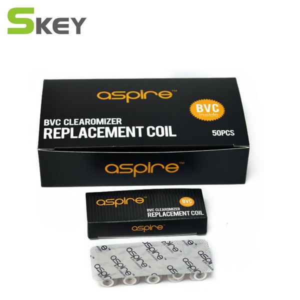 

100% оригинал Aspire BVC Coil 1.8 1.6 2.1 Aspire BVC катушки головки для K1 CE5 ET BVC баки Ecigarette Vape катушки