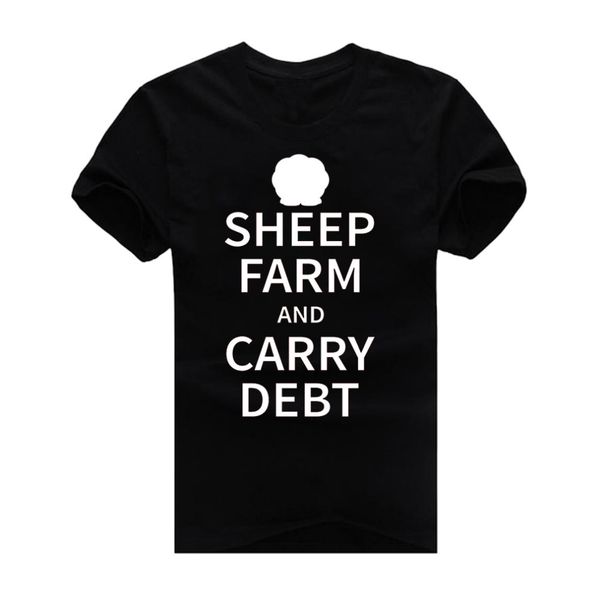 

овцы keep calm 2020 новая мода мужские футболки с коротким рукавом футболки хлопок футболки повседневная рубашка человек одежда, White;black